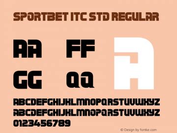 itc sportbet fonts